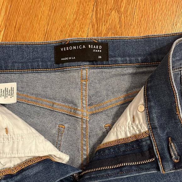 EUC Veronica Beard Carson Ankle Flare High Rise SZ 26 - Picture 3 of 5